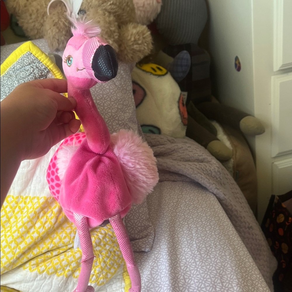 Hallmark Pink Flamingo Bird Toy